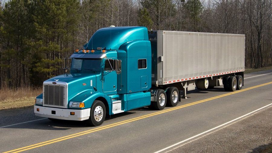 Office of Secure Transportation big rigs haul nuclear weapons and highly enriched uranium on the nation's highways each day.  Photograph: Office of Secure Transportation.